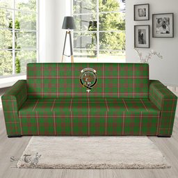 Scottish MacKinnon Hunting Modern Clan Crest Tartan Sofa and Chair Slipcover