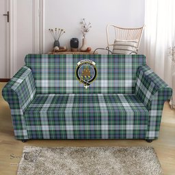 Scottish MacKenzie Dress Ancient Clan Crest Tartan Sofa and Chair Slipcover