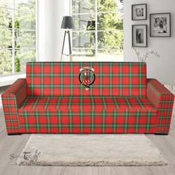 Scottish MacLaine of Loch Buie Clan Crest Tartan Sofa and Chair Slipcover