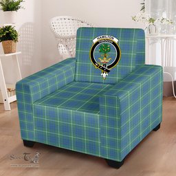 Scottish Hamilton Hunting Ancient Clan Crest Tartan Sofa and Chair Slipcover