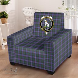Scottish Hunter Modern Clan Crest Tartan Sofa and Chair Slipcover