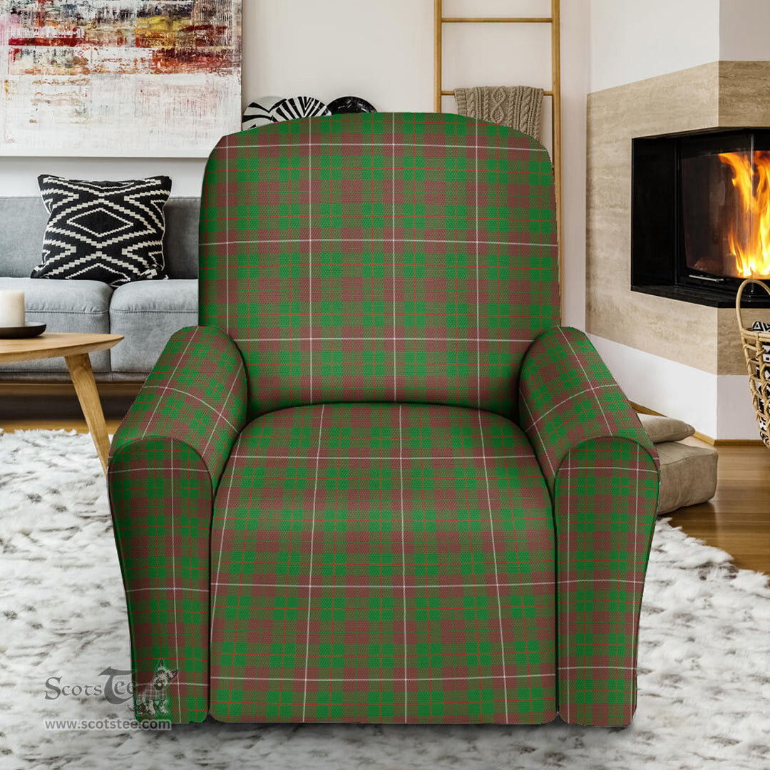 Scottish MacKinnon Hunting Modern Clan Crest Tartan Sofa and Chair Slipcover