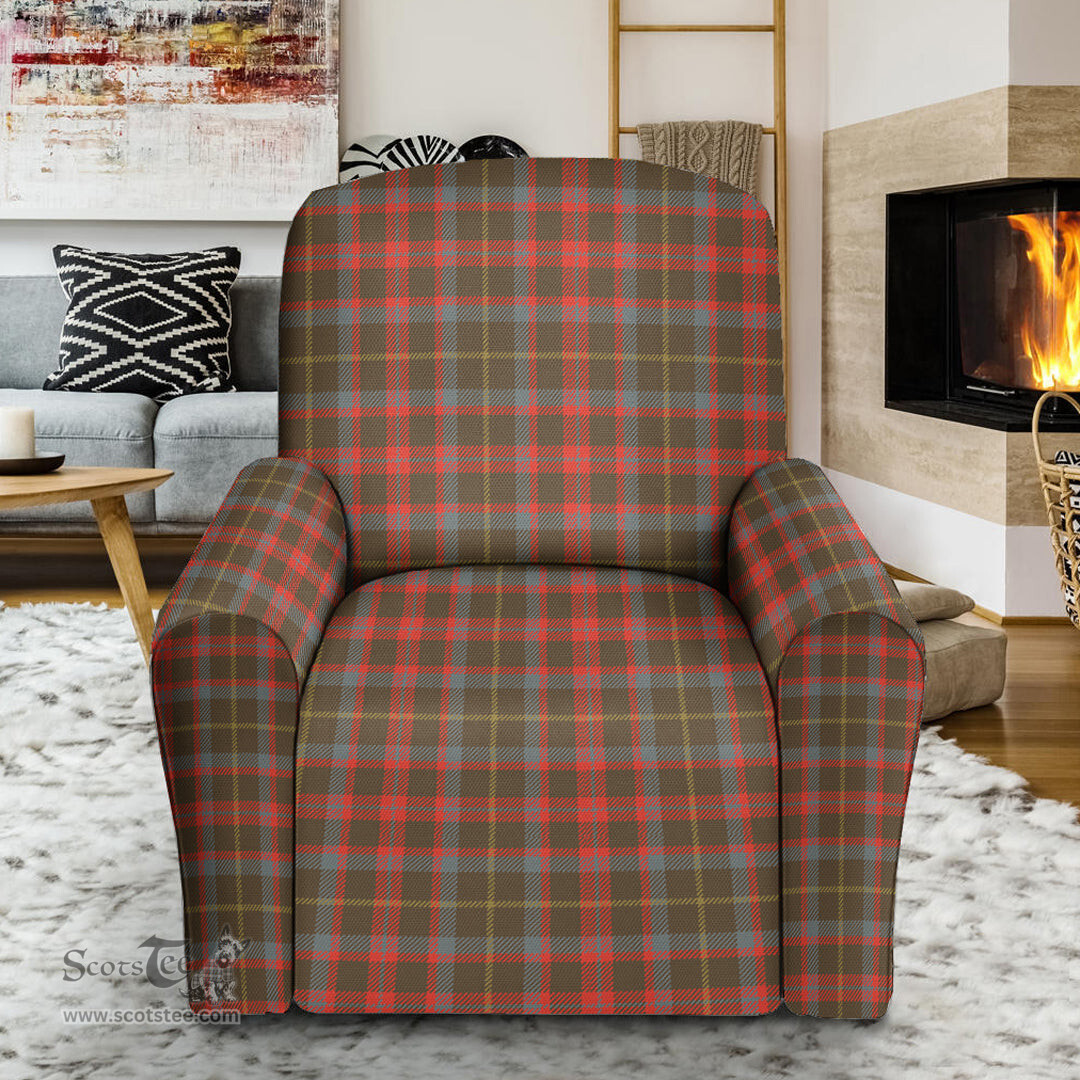 Scottish MacKintosh Hunting Weathered Clan Crest Tartan Sofa and Chair Slipcover