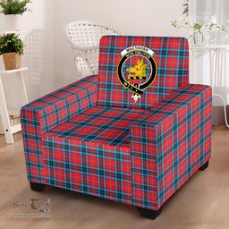 Scottish MacTavish Modern Clan Crest Tartan Sofa and Chair Slipcover