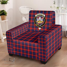 Scottish MacLachlan Modern Clan Crest Tartan Sofa and Chair Slipcover