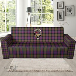 Scottish MacDonald Modern Clan Crest Tartan Sofa and Chair Slipcover