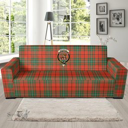 Scottish MacAulay Ancient Clan Crest Tartan Sofa and Chair Slipcover