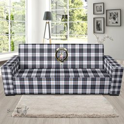 Scottish MacRae Dress Modern Clan Crest Tartan Sofa and Chair Slipcover