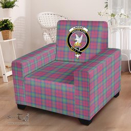 Scottish Lindsay Ancient Clan Crest Tartan Sofa and Chair Slipcover