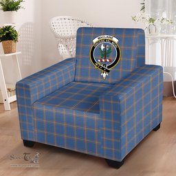 Scottish MacLaine of Loch Buie Hunting Ancient Clan Crest Tartan Sofa and Chair Slipcover