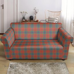 Scottish MacLean of Duart Ancient Clan Tartan Sofa and Chair Slipcover