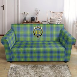 Scottish Johnston Ancient Clan Crest Tartan Sofa and Chair Slipcover