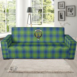 Scottish Johnston Ancient Clan Crest Tartan Sofa and Chair Slipcover