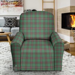 Scottish MacKinnon Hunting Ancient Clan Crest Tartan Sofa and Chair Slipcover