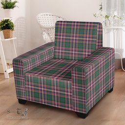 Scottish MacFarlane Hunting Modern Clan Tartan Sofa and Chair Slipcover