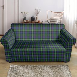 Scottish MacKenzie Modern Clan Tartan Sofa and Chair Slipcover