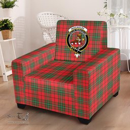 Scottish MacAulay Modern Clan Crest Tartan Sofa and Chair Slipcover