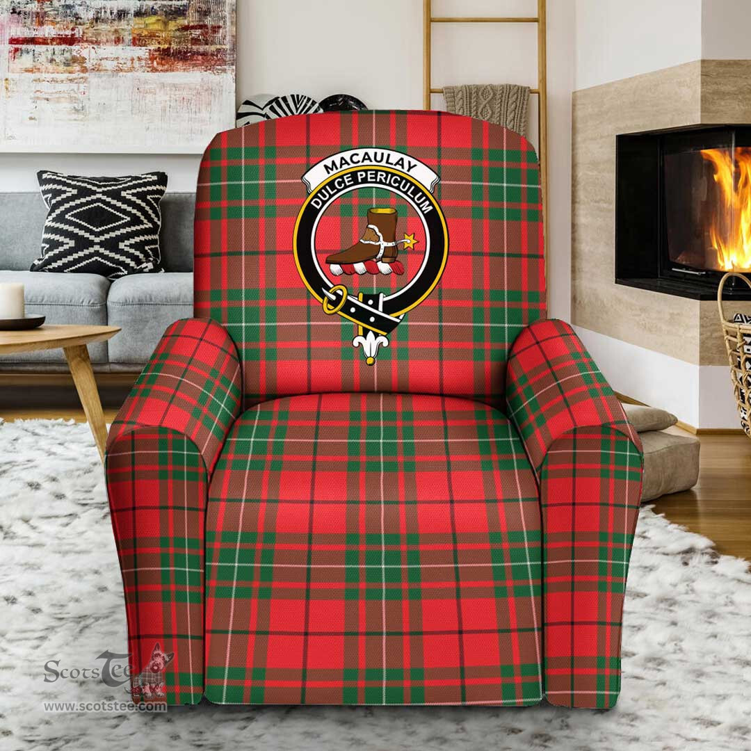 Scottish MacAulay Hunting Ancient Clan Tartan Sofa and Chair Slipcover