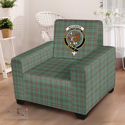 Scottish MacKinnon Hunting Ancient Clan Crest Tartan Sofa and Chair Slipcover
