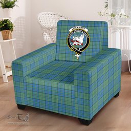 Scottish Lockhart Clan Crest Tartan Sofa and Chair Slipcover