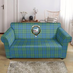 Scottish Lockhart Clan Crest Tartan Sofa and Chair Slipcover