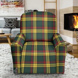 Scottish MacMillan Old Modern Clan Crest Tartan Sofa and Chair Slipcover