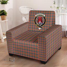 Scottish MacNaughton Ancient Clan Crest Tartan Sofa and Chair Slipcover
