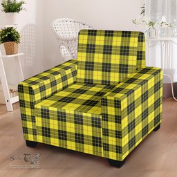 Scottish MacLeod of Lewis Modern Clan Tartan Sofa and Chair Slipcover