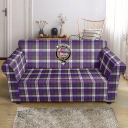 Scottish MacDonald Dress Modern Clan Crest Tartan Sofa and Chair Slipcover