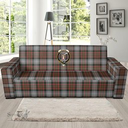 Scottish MacRae Hunting Weathered Clan Crest Tartan Sofa and Chair Slipcover