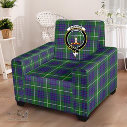 Scottish MacIntyre Hunting Modern Clan Crest Tartan Sofa and Chair Slipcover