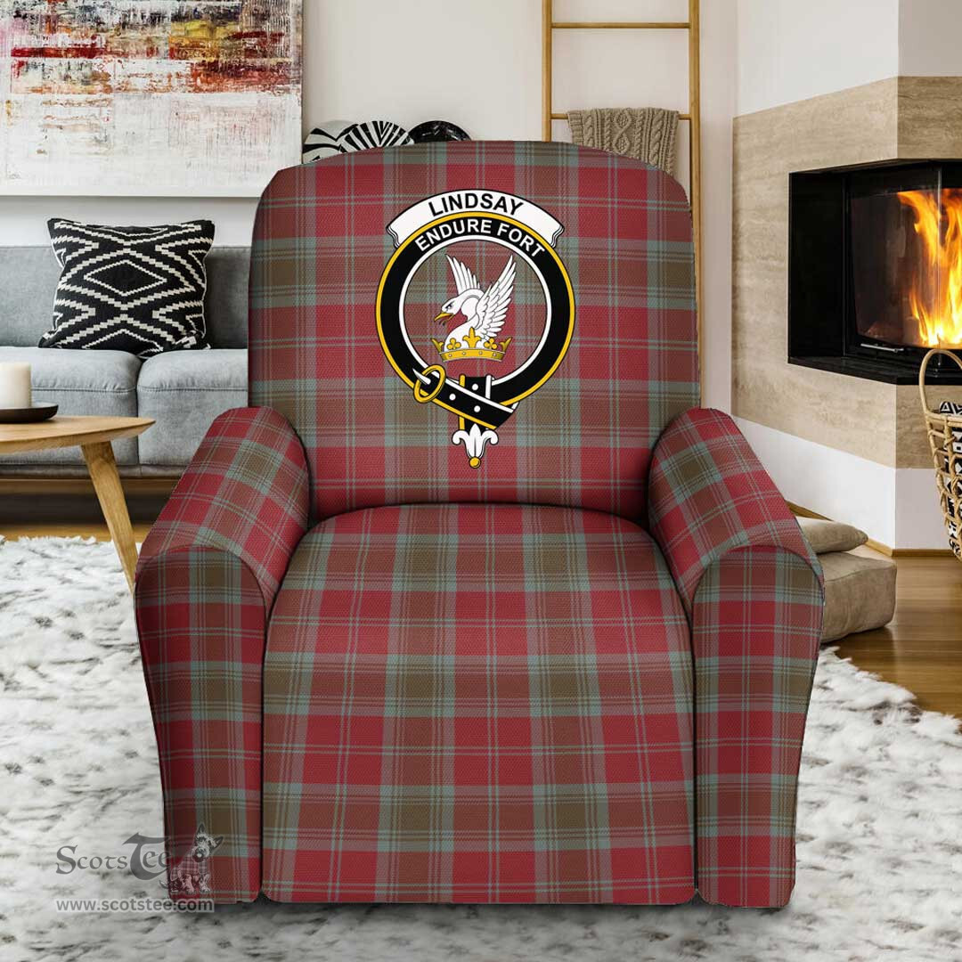 Scottish Lindsay Weathered Clan Crest Tartan Sofa and Chair Slipcover