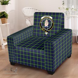 Scottish Lamont Modern Clan Crest Tartan Sofa and Chair Slipcover