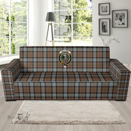 Scottish MacLaren Weathered Clan Crest Tartan Sofa and Chair Slipcover