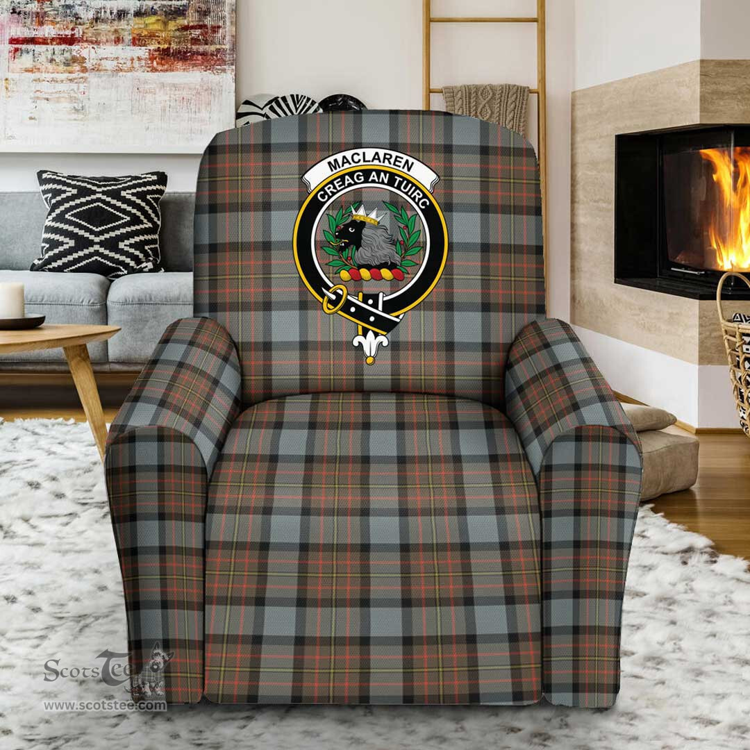 Scottish MacLaren Modern Clan Tartan Sofa and Chair Slipcover