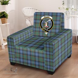 Scottish MacRae Hunting Ancient Clan Crest Tartan Sofa and Chair Slipcover