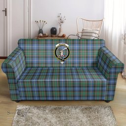Scottish MacRae Hunting Ancient Clan Crest Tartan Sofa and Chair Slipcover