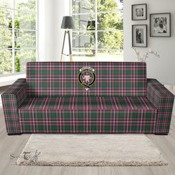 Scottish MacFarlane Hunting Modern Clan Crest Tartan Sofa and Chair Slipcover