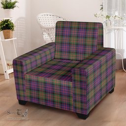 Scottish MacDonald Modern Clan Tartan Sofa and Chair Slipcover