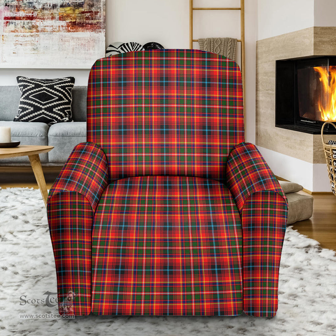 Scottish Innes Modern Clan Crest Tartan Sofa and Chair Slipcover