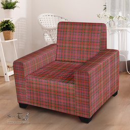 Scottish MacAlister Modern Clan Tartan Sofa and Chair Slipcover