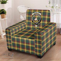 Scottish MacMillan Old Modern Clan Crest Tartan Sofa and Chair Slipcover