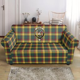 Scottish MacMillan Old Modern Clan Crest Tartan Sofa and Chair Slipcover