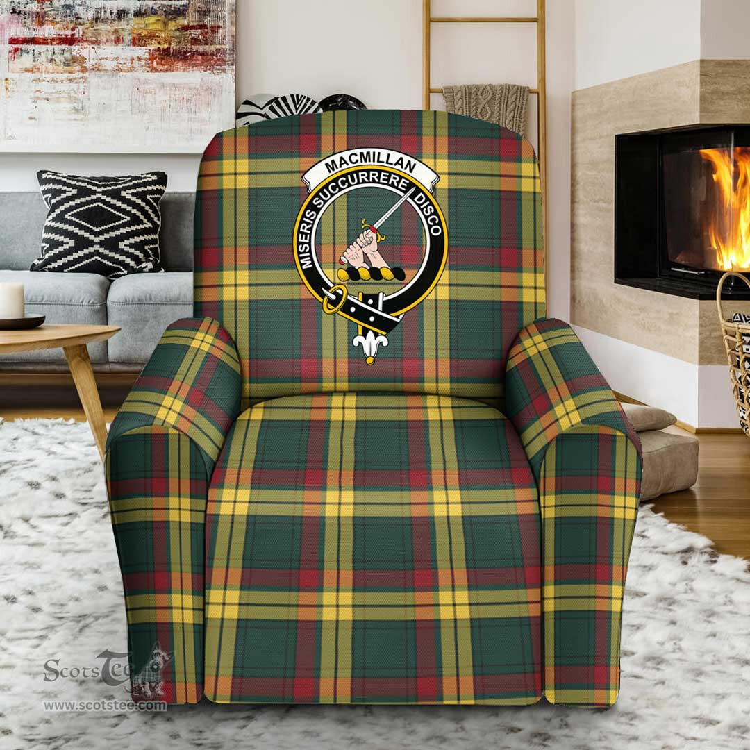 Scottish MacMillan Old Ancient Clan Tartan Sofa and Chair Slipcover