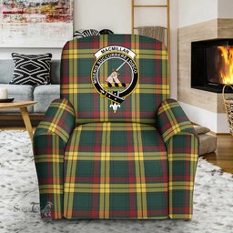 Scottish MacMillan Old Ancient Clan Tartan Sofa and Chair Slipcover