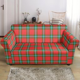 Scottish MacLaine of Loch Buie Clan Tartan Sofa and Chair Slipcover