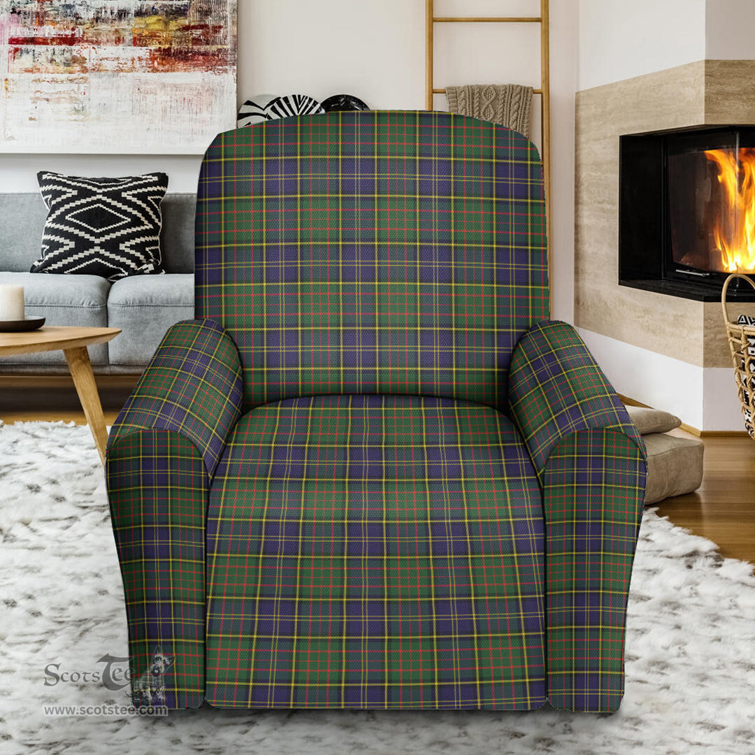 Scottish MacMillan Hunting Modern Clan Tartan Sofa and Chair Slipcover