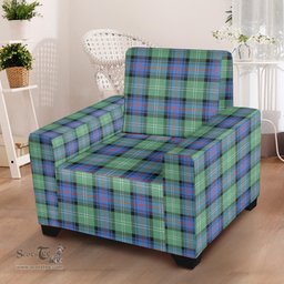 Scottish Sutherland Old Ancient Clan Tartan Sofa and Chair Slipcover