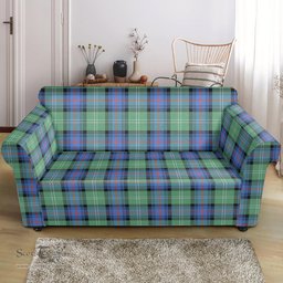 Scottish Sutherland Old Ancient Clan Tartan Sofa and Chair Slipcover