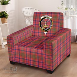 Scottish Lumsden Modern Clan Crest Tartan Sofa and Chair Slipcover